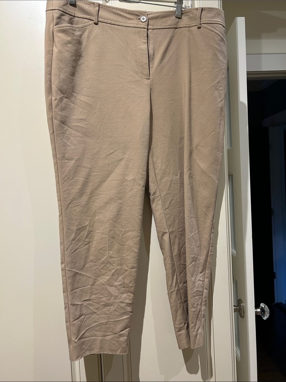 Talbots Hampshire Beige Ankle Dress Pants